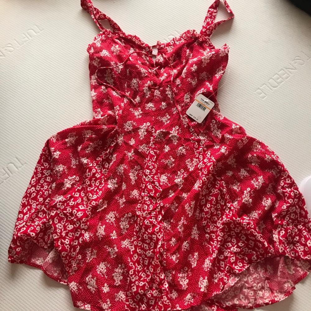 Free People Floral Mini Dress